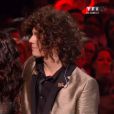 Côme en duo avec Jenifer, dans la finale de  The Voice 4  sur TF1, le samedi 25 avril 2015.