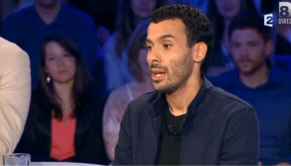 Mustapha El Atrassi, invité dans On n'est pas couché sur France 2, le samedi 25 avril 2015.
