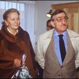  Odette et Lino Ventura lors d'un &eacute;v&eacute;nement pour la fondation Perce-Neige en 1984 