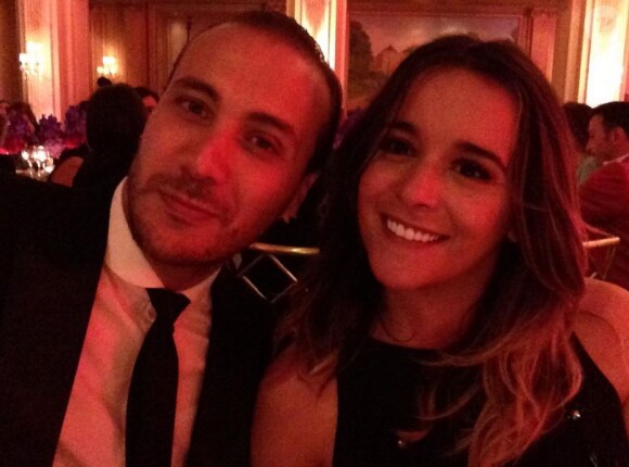 Bérangère Noguès et Merwan Rim prennent la pose sur Twitter le 31 mars 2015