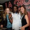Exclusif - Princess Erika entre Tristane Banon enceinte et Emmanuelle Boidron - Princess Erika aux platines du restaurant La Gioia lors de la soirée "Les musiques de la Gioia" à Paris, le 6 mai 2015.