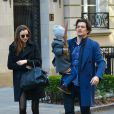 Miranda Kerr et Orlando Bloom reunis pour leur fils Flynn a New York, le 30 novembre 2013. 