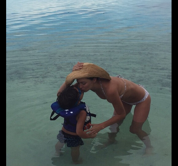 Miranda Kerr a ajouté une photo sur son compte Instagram, le 14 février 2015