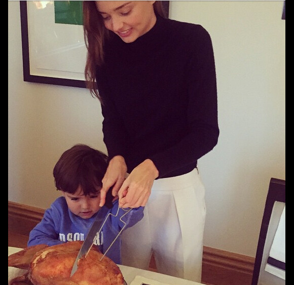Miranda Kerr a ajouté une photo sur son compte Instagram, le 27 novembre 2014