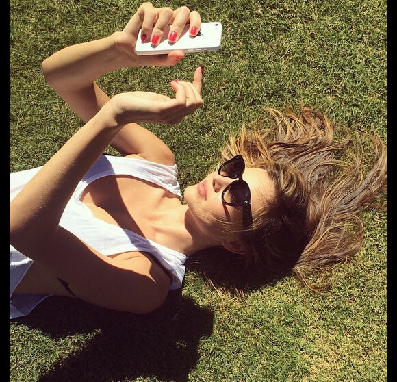 Miranda Kerr a ajouté une photo sur son compte Instagram, le 15 août 2014