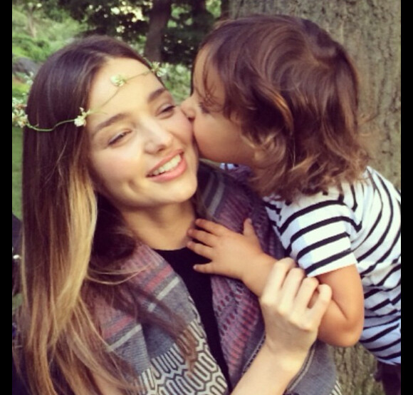 Miranda Kerr a ajouté une photo sur son compte Instagram, le 24 juillet 2014 