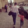 Miranda Kerr a ajouté une photo sur son compte Instagram, le 30 juillet 2014