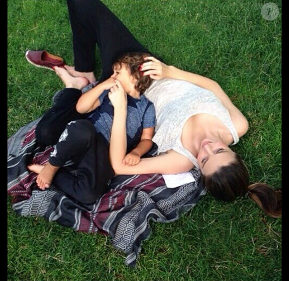 Miranda Kerr a ajouté une photo sur son compte Instagram, le 14 juillet 2014