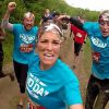 Laury Thilleman lors de la course The Mud Day, le 8 mai 2015 sur Instagram
