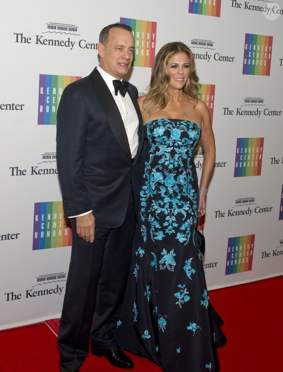 Tom Hanks et sa femme Rita Wilson à Washington, le 6 décembre 2014.