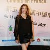 Laura Weissbecker - Ouverture du 5ème festival du film chinois en France au cinéma Gaumont Marignan à Paris, le 11 mai 2015.