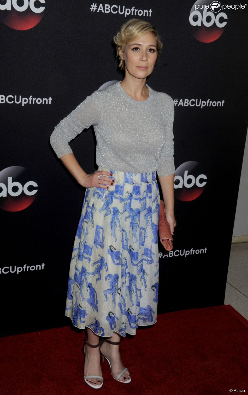 Liza Weil - Photocall de la soirée &quot;2015 ABC upfront&quot; au Lincoln Center à New York. Le 12 mai 2015
