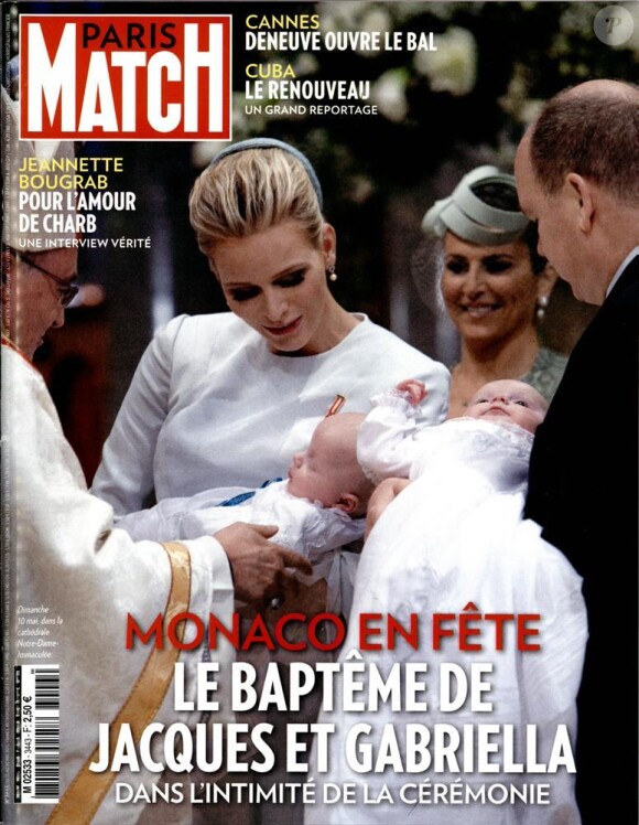 Magazine Paris Match en kiosques le 13 mai 2015.