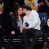 Ian Somerhalder et sa petite-amie Nikki Reed assistent au match de basket des Lakers contre les Pheonix Suns à Los Angeles, le 28 décembre 2014.28/12/2014 - Los Angeles