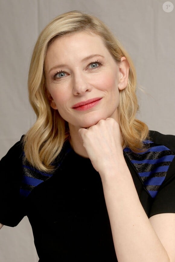 Cate Blanchett lors de la conférence de presse de Cendrillon à Los Angeles le 2 mars 2015