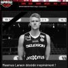 Rasmus Larsen, jeune espoir du basket danois de 20 ans est mort le 13 mai 2015 à Jumet