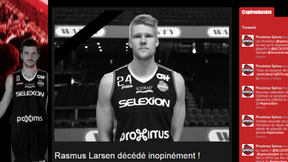 Rasmus Larsen : Mort à 20 ans du grand espoir du basket européen