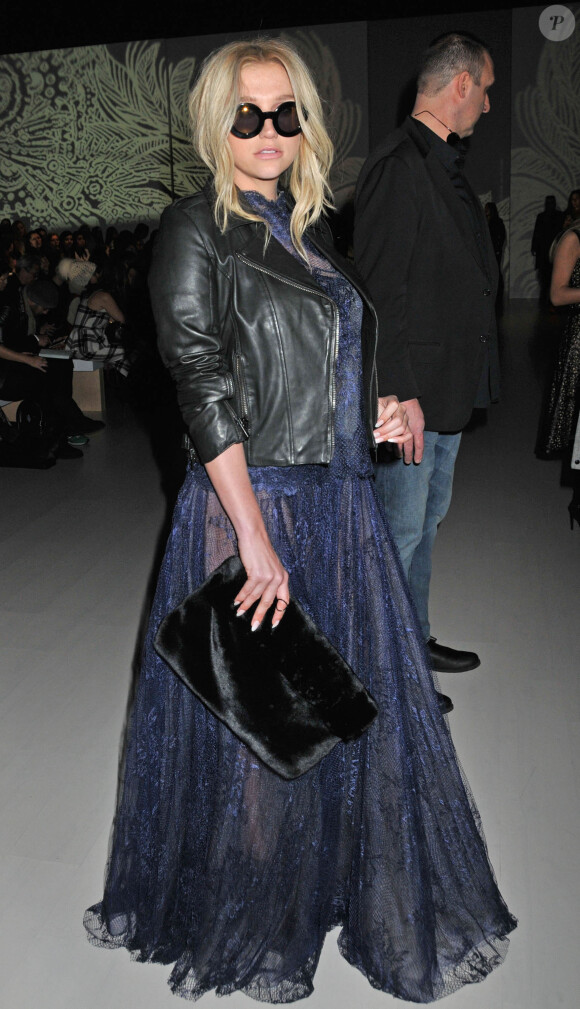 Kesha - People à New York lors de la fashion week, le 13 février 2015.