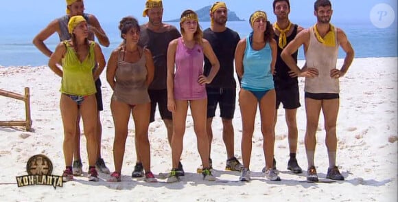 Les jaunes dans Koh-Lanta 2015, sur TF1, le vendredi 15 mai 2015
