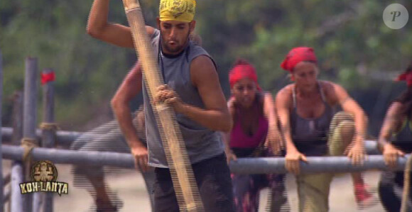 Épreuve d'immunité dans Koh-Lanta 2015, sur TF1, le vendredi 15 mai 2015