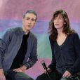 Alain Chamfort et Jane Birkin dans "Vivement dimanche", février 2005.