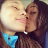 Brittney Griner et Glory Johnson, qui se sont mariées le 8 mai 2015, ont été suspendues sept matchs par la WNBA suite à une affaire de violences conjugales au mois d'avril, quelques jours avant leur union. Photo Instagram du 26 février 2015.