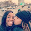 Glory Johnson et Brittney Griner, qui se sont mariées le 8 mai 2015, ont été suspendues sept matchs par la WNBA suite à une affaire de violences conjugales au mois d'avril, quelques jours avant leur union. Photo Instagram du 20 janvier 2015