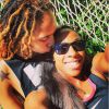 Brittney Griner et Glory Johnson, qui se sont mariées le 8 mai 2015, ont été suspendues sept matchs par la WNBA suite à une affaire de violences conjugales au mois d'avril, quelques jours avant leur union. Photo Instagram du 8 janvier 2015