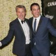 Antoine de Caunes et Thomas Thouroude - Soirée Canal + à Mougins lors du 68e festival international du film de Cannes. Le 15 mai 2015