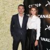 Ali Baddou et Ophélie Meunier - Soirée Canal + à Mougins lors du 68e festival international du film de Cannes. Le 15 mai 2015