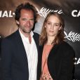 Stéphane De Groodt et sa femme Odile d'Oultremont - Soirée Canal + à Mougins lors du 68ème festival international du film de Cannes. Le 15 mai 2015