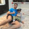 Cristiano Ronaldo et son fils Cristiano Jr., photo Instagram du 31 décembre 2014