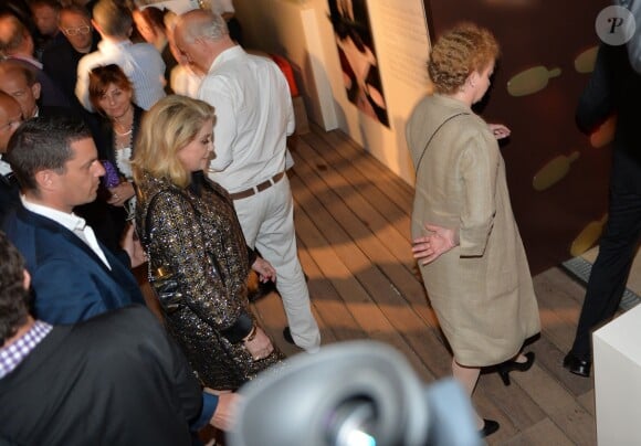 Catherine Deneuve - Soirée du film "Le Tout Nouveau Testament" de Jaco van Dormael lors du 68e festival international du film sur la plage Magnum le 17 mai 2015 