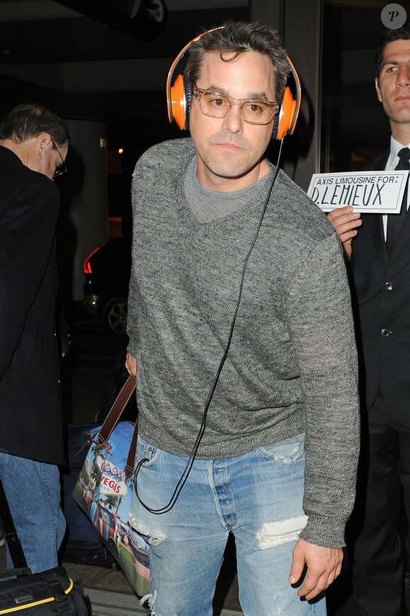 Nicholas Brendon à LAX airport, le 19 février 2012