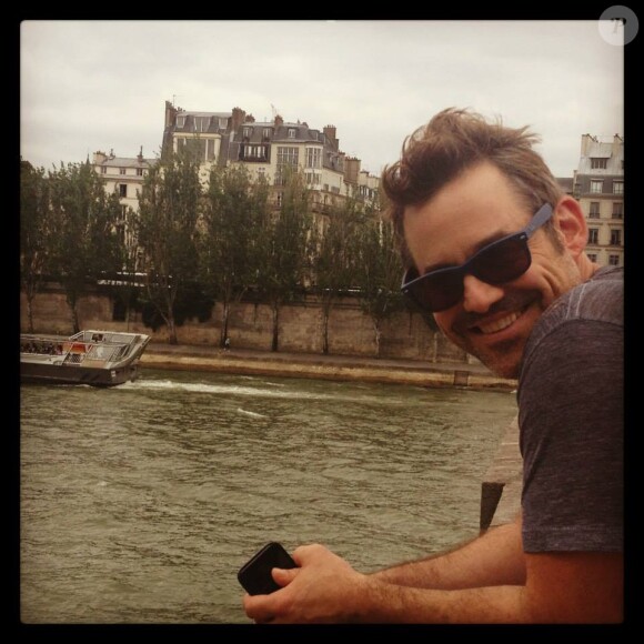 Nicholas Brendon, à Paris. Photo Facebook