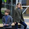 James, vicomte Severn et Lady Louise Windsor, les enfants du comte et de la comtesse de Wessex, au Royal Windsor Horse Show le 16 mai 2015