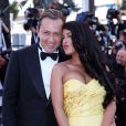 Ayem Nour et son compagnon Vincent Miclet - Montée des marches du film "Inside Out" (Vice-Versa) lors du 68e Festival International du Film de Cannes, le 18 mai 2015.