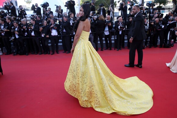 Ayem Nour - Montée des marches du film "Inside Out" (Vice-Versa) lors du 68e Festival International du Film de Cannes, le 18 mai 2015.