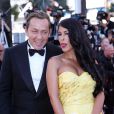 Ayem Nour et son compagnon Vincent Miclet complices - Montée des marches du film "Inside Out" (Vice-Versa) lors du 68e Festival International du Film de Cannes, le 18 mai 2015.