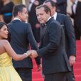 Ayem Nour et son compagnon Vincent Miclet - Montée des marches du film "Inside Out" (Vice-Versa) lors du 68e Festival International du Film de Cannes, le 18 mai 2015.