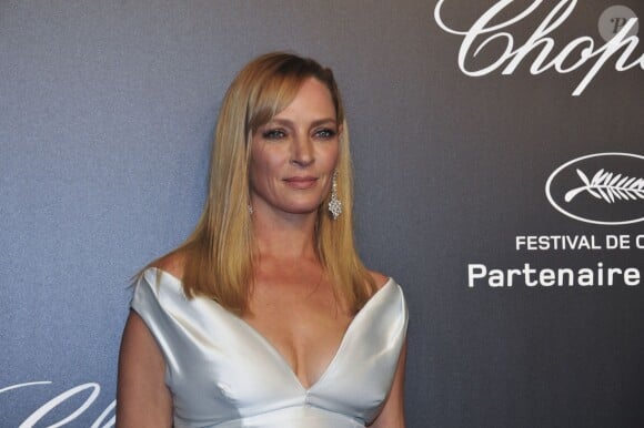 Uma Thurman - Soirée Chopard Gold Party à Cannes lors du 68ème festival international du film. Le 18 mai 2015