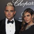  Robbie Williams et sa femme Ayda Field - Soir&eacute;e Chopard Gold Party &agrave; Cannes lors du 68&egrave;me festival international du film. Le 18 mai 2015&nbsp; 