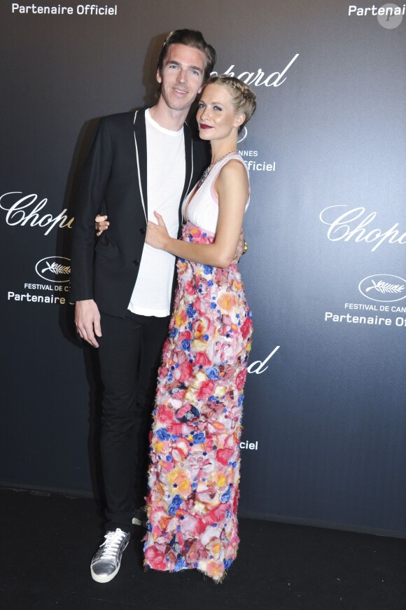 Poppy Delevingne et son mari James Cook - Soirée Chopard Gold Party à Cannes lors du 68ème festival international du film. Le 18 mai 2015 