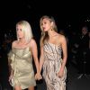 Nicole Scherzinger et une amie - People à la sortie de la soirée Chopard Gold Party lors du 68ème festival international du film de Cannes. Le 18 mai 2015  