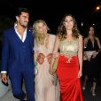  Mariano Di Vaio, Hofit Golan et Kelly Brook - People &agrave; la sortie de la soir&eacute;e Chopard Gold Party lors du 68&egrave;me festival international du film de Cannes. Le 18 mai 2015  
