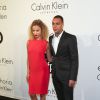 Rose Bertram avec son compagnon Gregory van der Wiel lors de la soirée Calvin Klein lors du 68e festival international du film de Cannes, le 18 mai 2015 à Cannes