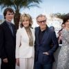 Paul Dano, Jane Fonda, Harvey Keitel, Rachel Weisz, Michael Caine - Photocall du film "Youth" lors du 68e festival international du film de Cannes le 20 mai 2015.