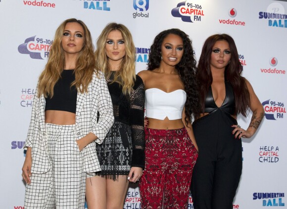 Little Mix - Concert "95-106 Capital FM Summertime Ball" à Londres. Le 21 juin 2014 