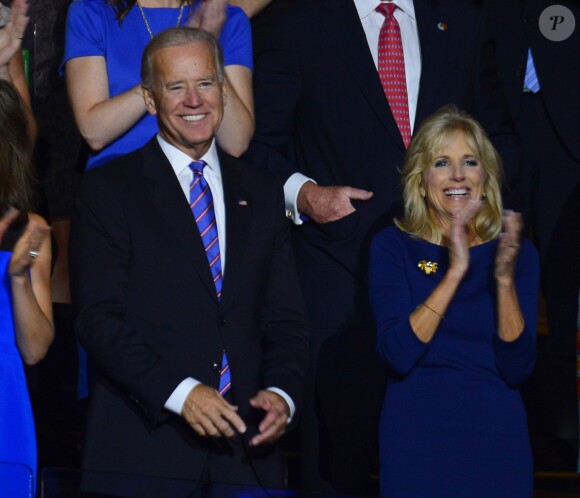 Joe Biden et Jill Biden en Caroline du Nord le 6 septembre 2012