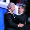 Joe Biden et Beau Biden à Denver, le 27 août 2008